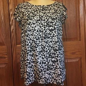 LOFT Flutter Sleeve Woven Top in EUC